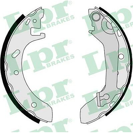 Set saboti frana spate FORD ESCORT V ESCORT VI MONDEO I MONDEO II 1.3-2.0 02.93-09.00 FORD ESCORT VII (GAL, ANL), Turism, 01.1995 - 10.2002 LPR 07140