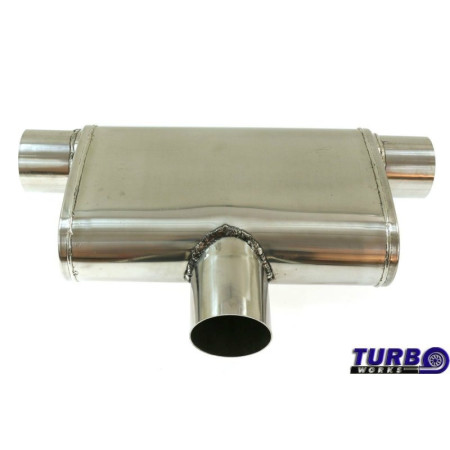 &quot;Toba esapament Tlumik Srodkowy Tylny TurboWorks LT-33 center 3&quot;&quot; rear 3&quot;&quot; L&quot; TURBOWORKS TW-TL-121