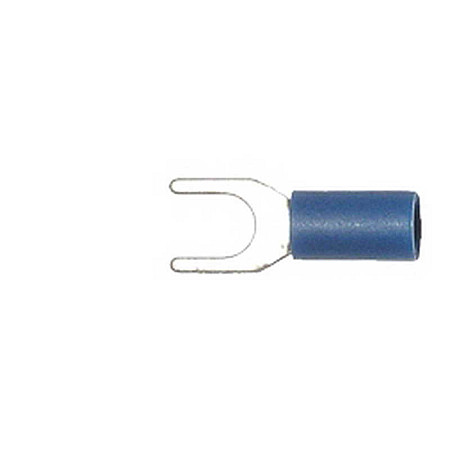 Conector electric Opak. 100 szt. Konektory izolowane  zlaczki przewodow widelki niebieskie male DRESSELHAUS 4611/772/51 119532