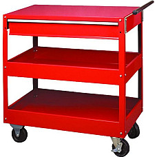 Carucior cu scule Carucior de service numar sertare: 2 culoare: negru latime: 737mm adancime: 383mm inaltime: 785mm sertar fara blocare PROFITOOL 0XPTWB0010