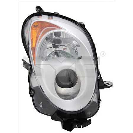 Far Lampa frontala Stanga H7/H7 electric cu motor culoare insert: cromat culoare semnalizator: portocaliu ALFA ROMEO MITO TYC TYC 20-11754-05-2
