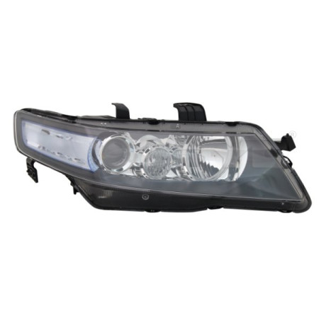 Far Lampa frontala Dreapta 2*H1 electric fara motoras culoare insert: negru/cromat culoare semnalizator: alb HONDA ACCORD VII -05.08 TYC TYC 20-12001-05-2