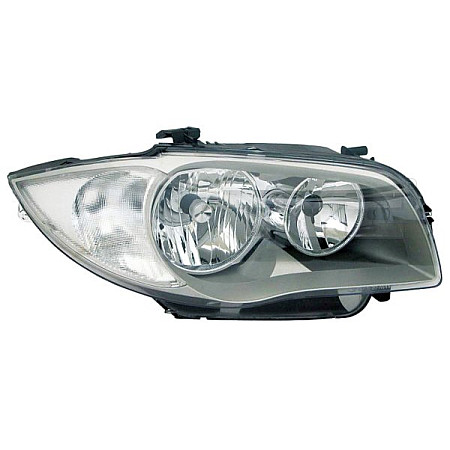 Far Lampa frontala Stanga H7/H7 electric fara motoras culoare insert: cromat BMW 1 E81 1 E87 11.03-03.07 TYC TYC 20-0650-05-2