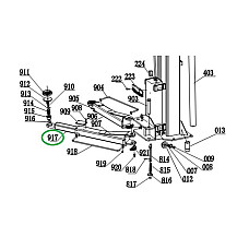 Piese si accesorii pentru elevatoare EVERT Ramie krotkie rozszerzenie/do modelu EE-6253/6254/nr schematu 917 EVERT EVERTZL614004010