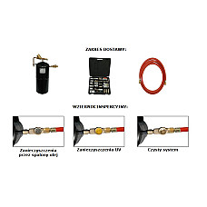 Aparat de spalat sisteme A/C TEXA - Kit de spalare circuit clima pt seriile Konfort 6xx/7xx - 710/715/720/760/770/780 TEXA TEX ACKF01