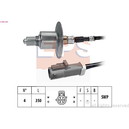 Sonda Lambda FORD FUSION (JU_), Turism, 08.2002 - 12.2012 EPS 1.998.149