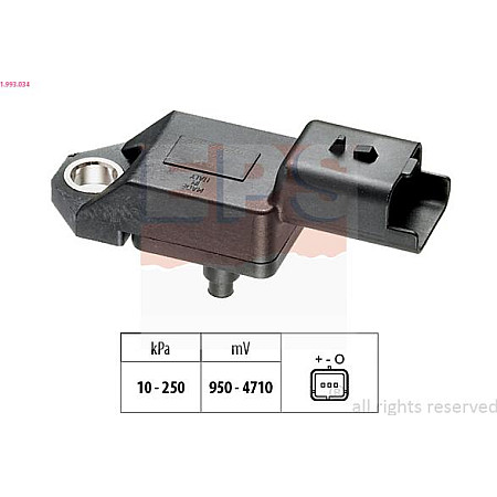 Senzor presiune aer PEUGEOT 307 Break (3E), Turism, 03.2002 - 12.2009 EPS 1.993.034
