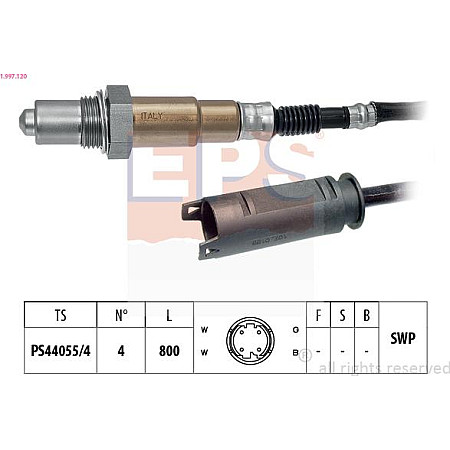 Sonda Lambda BMW 3 - IV (E46), Compartiment, 12.1998 - 07.2006 EPS 1.997.120