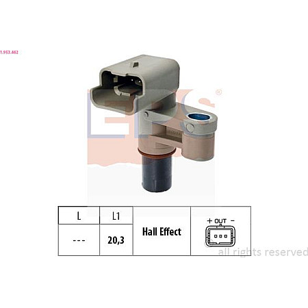 Senzor,pozitie ax cu came CITROEN JUMPER (244, Z_), Autobuz, 04.2002 - EPS 1.953.462