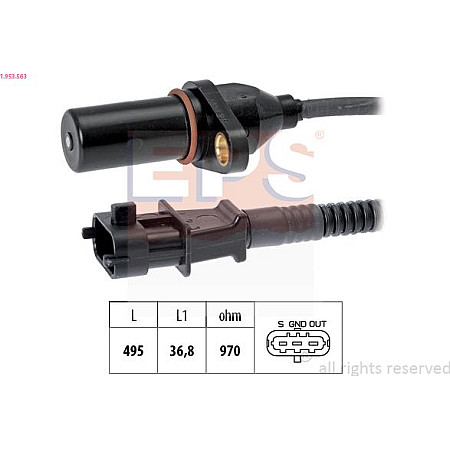 Senzor impulsuri, arbore cotit HYUNDAI SONATA V (NF), Sedan, 12.2004 - 11.2012 EPS 1.953.563