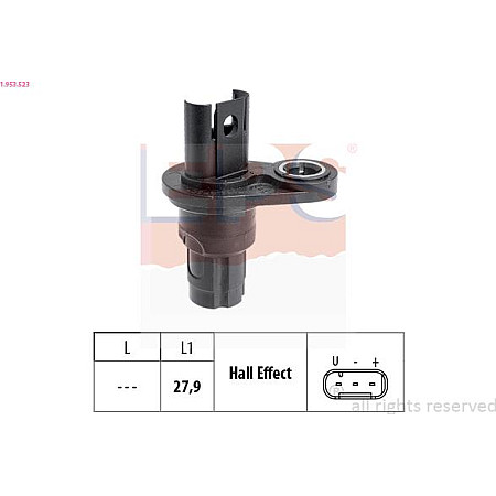 Senzor,turatie BMW 2 (F22, F87), Compartiment, 10.2012 - EPS 1.953.523