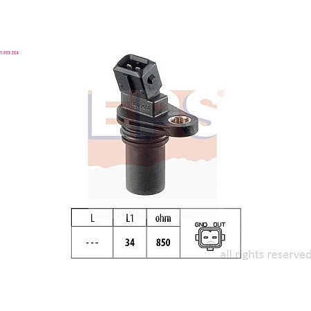 Senzor,turatie SMART CABRIO (450), Sabrioleta, 03.2000 - 01.2004 EPS 1.953.354