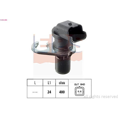 Senzor impulsuri, arbore cotit CITROEN C5 I (DC_), Hatchback, 03.2001 - 03.2005 EPS 1.953.303
