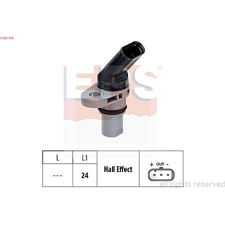 Senzor,turatie VW PASSAT ALLTRACK VII (365), Turism, 01.2012 - 12.2014 EPS 1.953.778