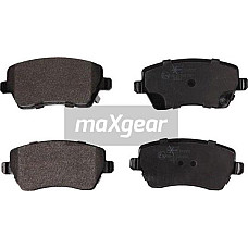Set placute frana RENAULT LOGAN I (KS_), Turism, 04.2007 - Maxgear 19-0892