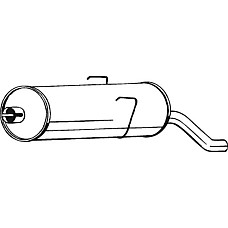 Toba esapament finala Toba finala esapament PEUGEOT 205 I 205 II 1.6-1.9 02.83-09.98 PEUGEOT 205 II (20A/C), Hatchback, 01.1987 - 12.2000 Bosal 190-759