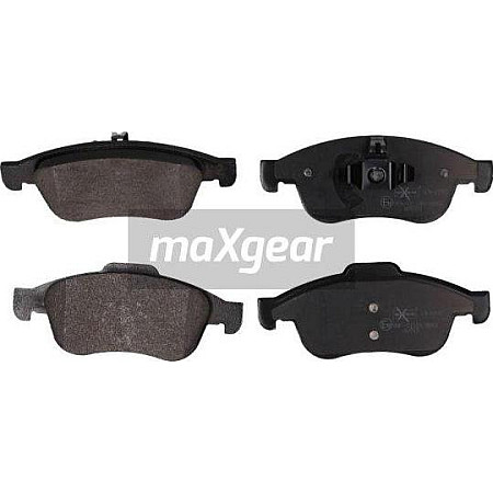 Set placute frana RENAULT GRAND SCENIC III (JZ0/1_), Dubita, 02.2009 - Maxgear 19-1992