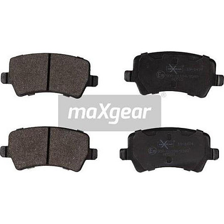 Set placute frana VOLVO V70 III (135), Turism, 04.2007 - Maxgear 19-1474