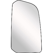 Sticla oglinda. oglinda retrovizoare exterioara Side mirror glass L 400 x208mm with heating SCANIA LPGRS 06.17- MEKRA 191019013099