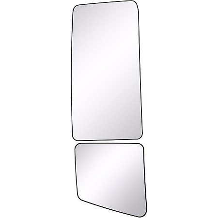 Sticla oglinda. oglinda retrovizoare exterioara Side mirror glass L 204 x196mm with heating MAN TGL II TGM II TGS II TGX I MEKRA 191024311099