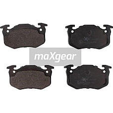 Set placute frana PEUGEOT 206 SW (2E/K), Turism, 07.2002 - Maxgear 19-1107