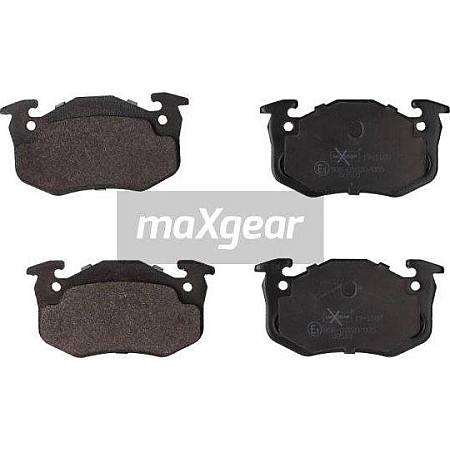 Set placute frana PEUGEOT 206 SW (2E/K), Turism, 07.2002 - Maxgear 19-1107
