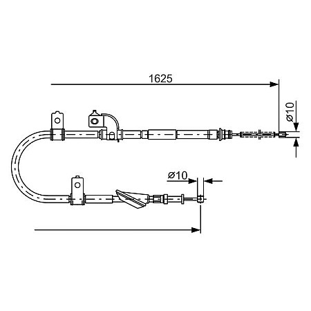 Cablu. frana de parcare Cablu frana de mana Spate Stanga 1625mm-1342mm se potriveste. SUBARU FORESTER IMPREZA 1.6-2.0 08.97-06.0 SUBARU IMPREZA (GD), Sedan, 09.1999 - 06.2009 BOSCH 1 987 482 081