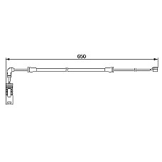 Senzor de avertizare.uzura placute de frana Senzor uzura placute frana Fata se potriveste. BMW 3 E46 2.5-3.2 10.99-12.07 BMW 3 - IV (E46), Sabrioleta, 04.2000 - 12.2007 BOSCH 1 987 474 960