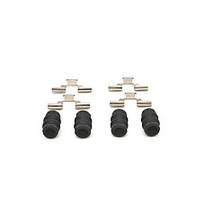 Set accesorii. placute frana Brake pad fitting kit rear rear fits. RENAULT CLIO III CLIO III-HATCHBACK GRAND SCENIC III GRAND SC RENAULT SCENIC I (JA0/1_, FA0_), Dubita, 08.1999 - 07.2010 BOSCH 1 987 474 820