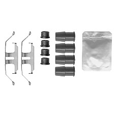 Set accesorii. placute frana Brake pad fitting kit rear rear fits. BMW 1 F20 1 F21 2 F22 F87 2 F23 3 F30 F80 3 F31 3 GRAN TURISM BMW 3 Gran Turismo VI (F34), Hatchback, 07.2012 - BOSCH 1 987 474 772