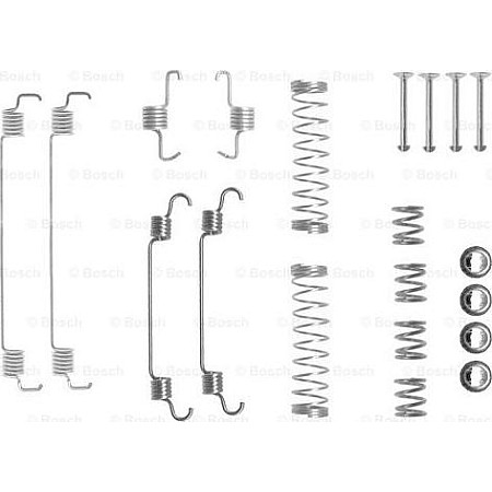 Set accesorii, sabot de frana CITROEN C3 II (SC_), Hatchback, 11.2009 - BOSCH 1 987 475 304