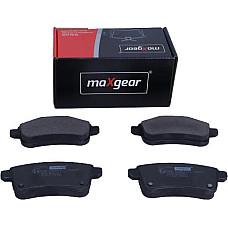 Set placute frana RENAULT MEGANE IV Grandtour (K9A/M/N_), Turism, 04.2016 - Maxgear 19-3606