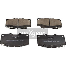 Set placute frana TOYOTA HILUX III (_N1_, _N2_), Cadru de sprijin, 02.2005 - Maxgear 19-2941