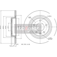 Disc frana OPEL ASTRA J (P10), Hatchback, 09.2009 - 10.2015 Maxgear 19-2331MAX