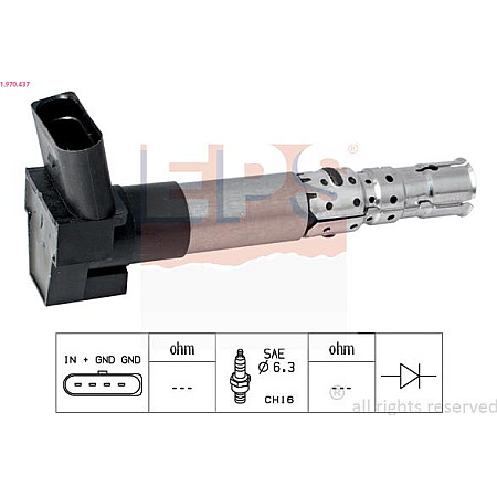 Bobina de inductie VW PASSAT (3B3), Sedan, 10.2000 - 12.2005 EPS 1.970.437