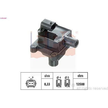 Bobina de inductie ALFA ROMEO 147 (937_), Hatchback, 10.2000 - 12.2010 EPS 1.970.397
