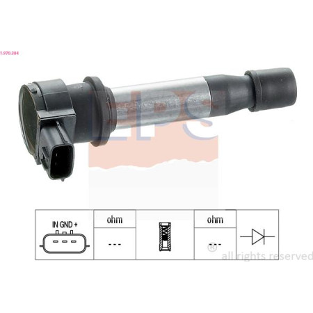 Bobina de inductie FIAT BARCHETTA (183_), Sabrioleta, 03.1995 - 05.2005 EPS 1.970.384