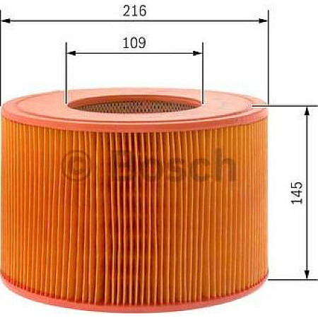 Filtru aer TOYOTA HIACE I (_H11, _H2_, _H3_, _H4_), Van, 02.1977 - 03.1983 BOSCH 1 457 433 534