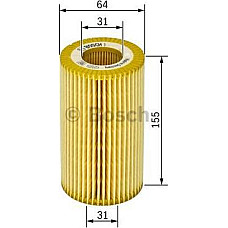 Filtru ulei se potriveste. BMW 1 E87 3 E46 3 E90 3 E91 5 E60 5 E61 7 E65 E66 E67 X3 E83 2.0D-4.4D 09.01-06.12 BMW 5 - V (E60), Sedan, 12.2001 - 03.2010 BOSCH 1 457 429 185