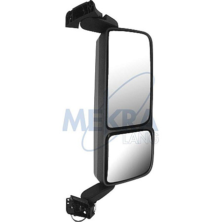 Sticla oglinda. oglinda retrovizoare exterioara Sticla oglinda laterala Dreapta 204 x236mm incalzita MERCEDES ACT MERCEDES-BENZ ACTROS MP4 / MP5 (963-0-C), 07.2011 - MEKRA 15.6000.004.099