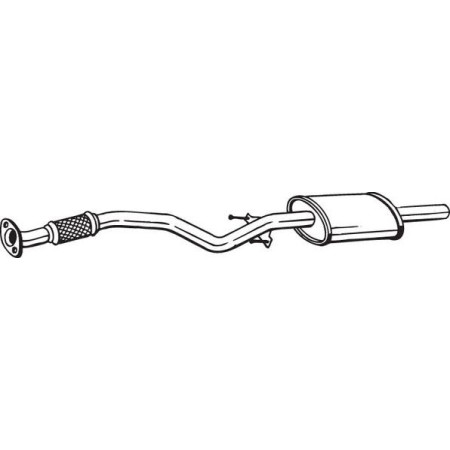 Toba esapamet intermediara Sistem de evacuare a amortizorului KIA PICANTO 1.0-1.1 04.04- KIA PICANTO (SA), Hatchback, 04.2004 - Bosal 169-077