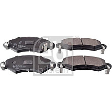 Set placute frana.frana disc Set placute frana Fata OPEL AGILA SUBARU JUSTY III SUZUKI IGNIS I IGNIS II WAGON R W SUZUKI WAGON R+ (EM), Hatchback, 10.1997 - 10.2000 Febi Bilstein 16387