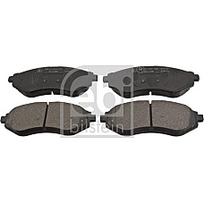 Set placute frana.frana disc Set placute frana Fata CHEVROLET AVEO - KALOS DAEWOO KALOS 1.2-1.6 09.02- CHEVROLET KALOS (KLAS), Sedan, 03.2005 - Febi Bilstein 16721