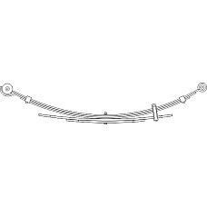 Pachet arc cu foi VW AMAROK (S1B, S6B, S7B), Cadru de sprijin, 09.2011 - CS Germany 10.940.300.00