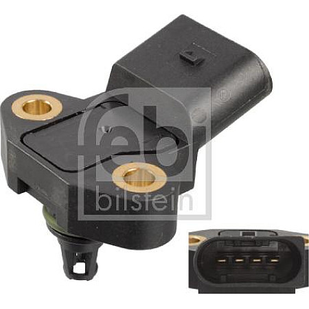 Senzor.presiune supraalimentare Senzor de presiune la galeria de admisie 4 pin MERCEDES ACCELO ACTROS ACTROS MP2 MERCEDES-BENZ O 403, Autobuz, 01.1995 - 12.2006 Febi Bilstein 109557