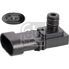 Senzor.presiune supraalimentare Senzor de presiune la galeria de admisie 3 pin DACIA DOKKER DOKKER EXPRESS-MINIVA RENAULT MEGANE II (LM0/1_), Sedan, 08.2003 - Febi Bilstein 106967
