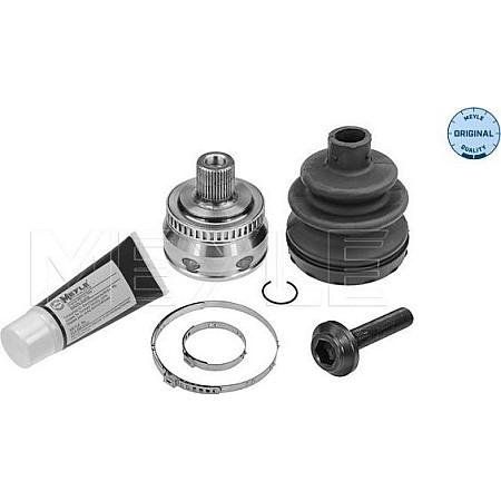 Set articulatie. planetara Articulatia arborelui cotit exterior Dreapta-Stanga 38z-33z-595mm ABS.45 AUDI A4 B6 A4 AUDI A4 II (8E2, B6), Sedan, 11.2000 - 12.2005 Meyle 100 498 0190