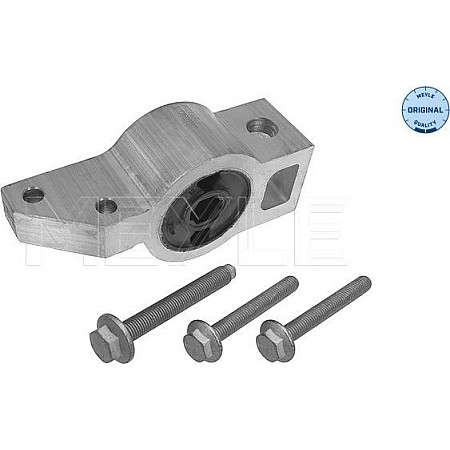 Set reparatie. bara stabilizatoare Bloc silentios fata balansoar fata Fata Stanga cu surub AUDI A3 SEAT ALTEA VW GOLF VI (517), Sabrioleta, 03.2011 - 05.2016 Meyle 100 610 0045
