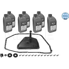 Set piese. schimb de ulei cutie de viteze automata Automatic gearbox hydraulic filter with gasket With oil 0B6 6 HP 28AF A AUDI A5 (8T3), Compartiment, 06.2007 - 01.2017 Meyle 100 135 0005