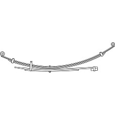 Pachet arc cu foi MITSUBISHI L200 (K7_T, K6_T), Ridica, 01.1996 - 12.2011 CS Germany 10.360.270.00